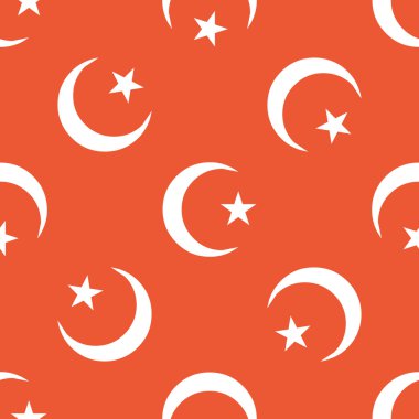 Turuncu Türkiye sembolü desen