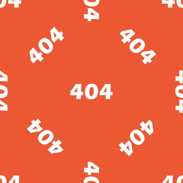 Vzor oranžový Chyba 404 — Stockový vektor