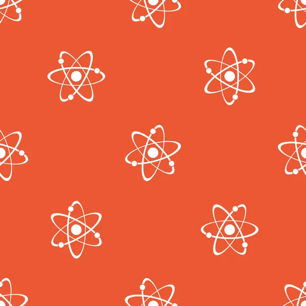 Orange atom pattern — Stock Vector