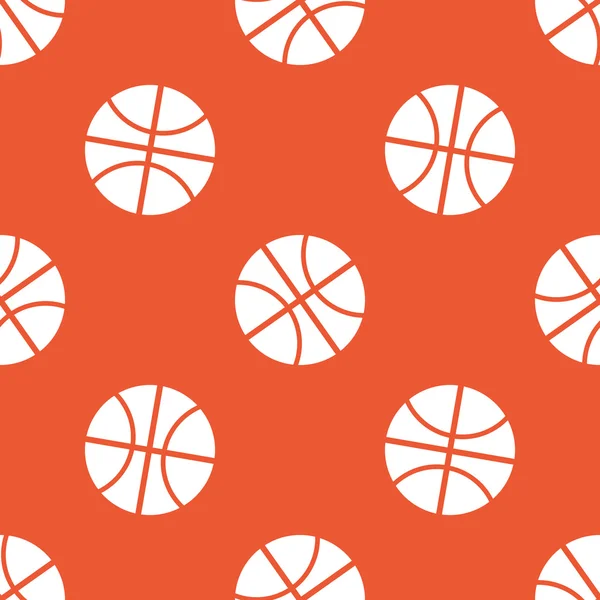 Patrón de baloncesto naranja — Archivo Imágenes Vectoriales