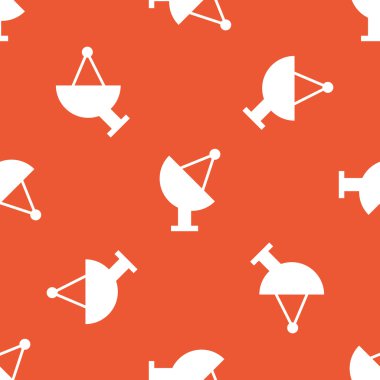 Turuncu uydu çanağı desen