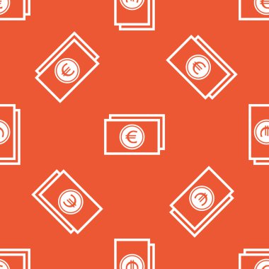 Turuncu euro fatura desen