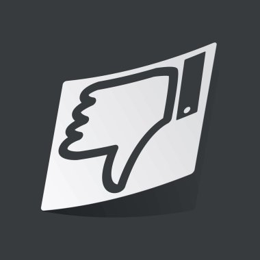 Tek renkli antipati etiket