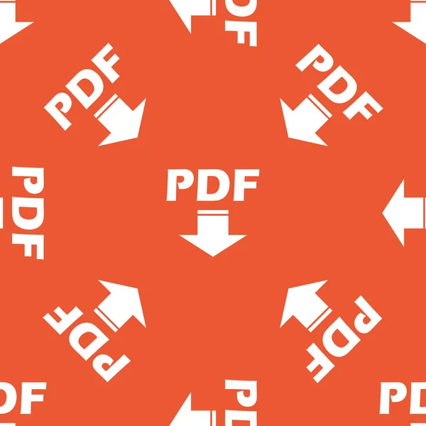 Orange Pdf ladda ner mönster — Stock vektor