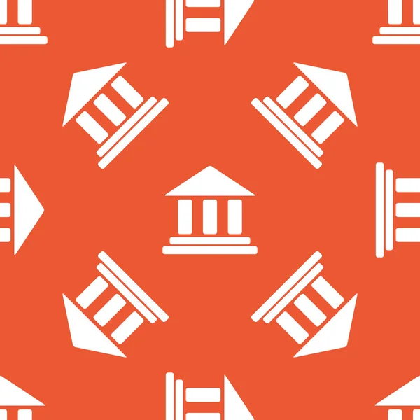 Oranje museum patroon — Stockvector