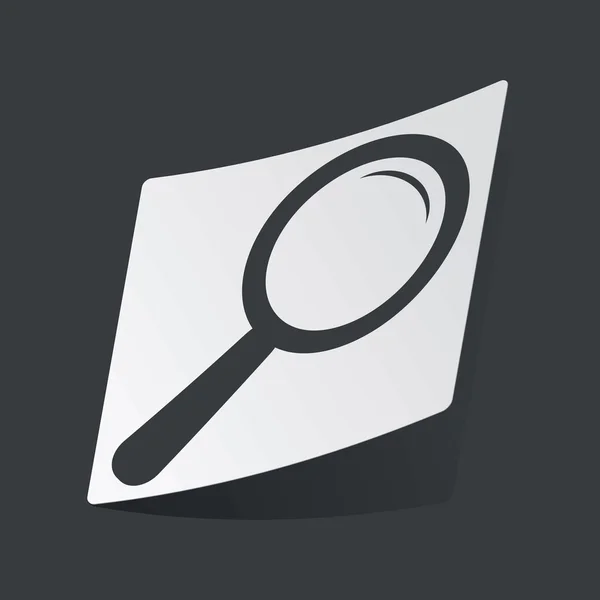 Monochroom Zoek sticker — Stockvector