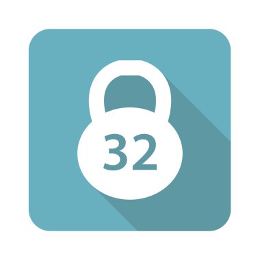 Kare dumbbell simgesi