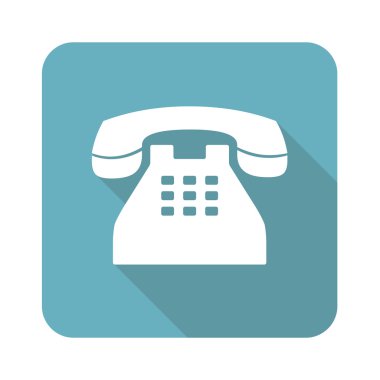 Kare telefon simgesi