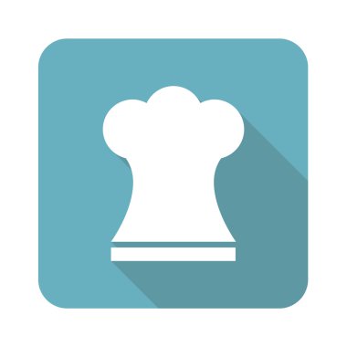 Kare chef şapka simgesi