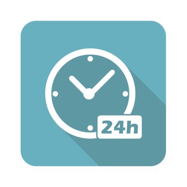 Kare 24h workhours simgesi