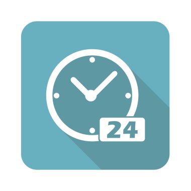 24 Saat simgesi kare