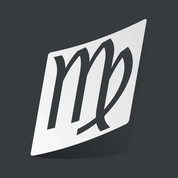 Sticker Vierge monochrome — Image vectorielle