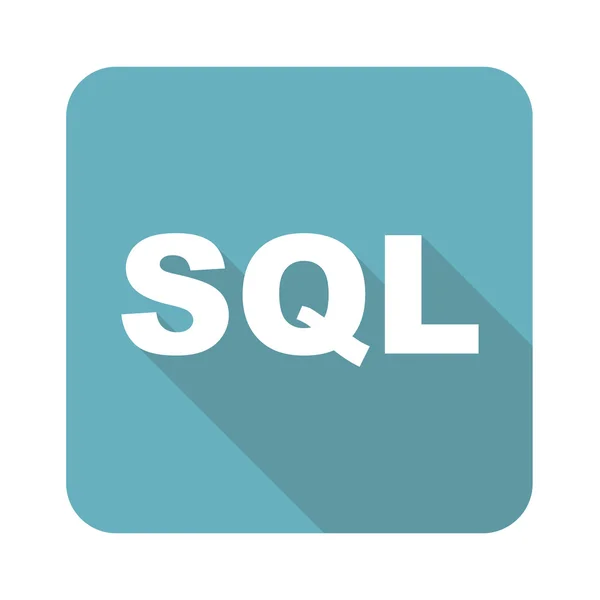 Icône SQL carré — Image vectorielle