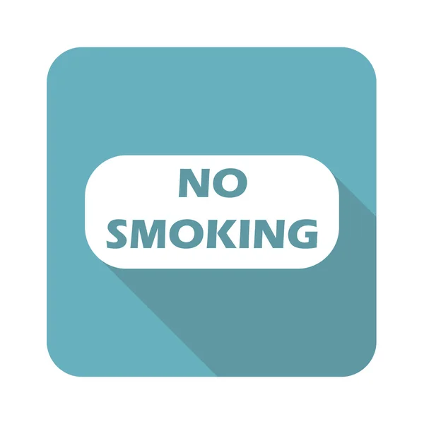 Quadrat keine Raucher-Ikone — Stockvektor