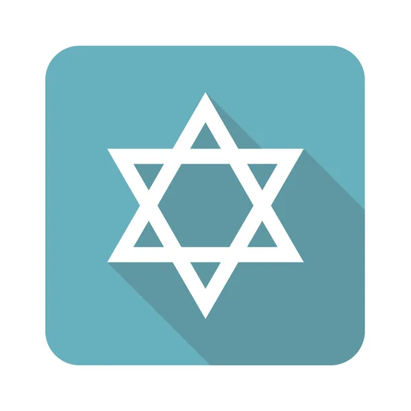 Square Star of David icon — Stock Vector