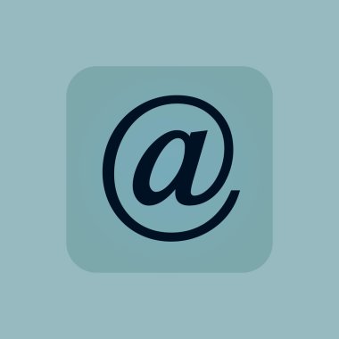 Soluk mavi e-posta simgesini