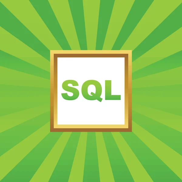 Icône image SQL — Image vectorielle