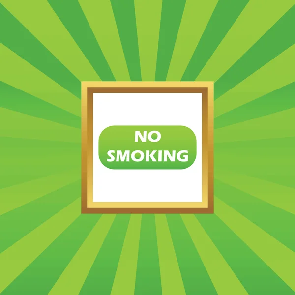 Bild-Ikone für Raucher — Stockvektor