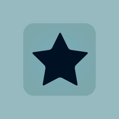 Soluk mavi yıldız simgesi