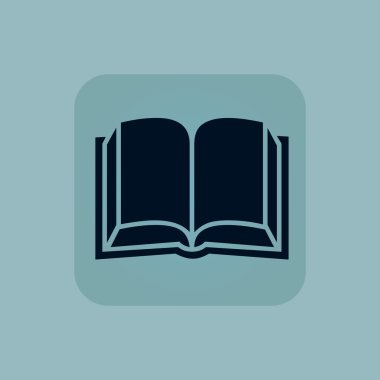Soluk mavi kitap simgesi