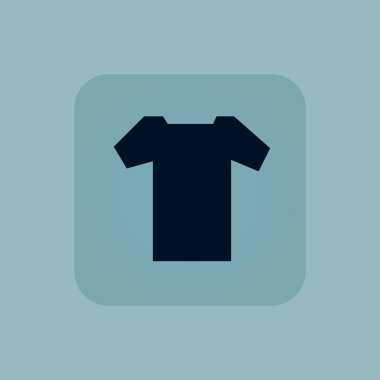 Soluk mavi T-shirt simgesi