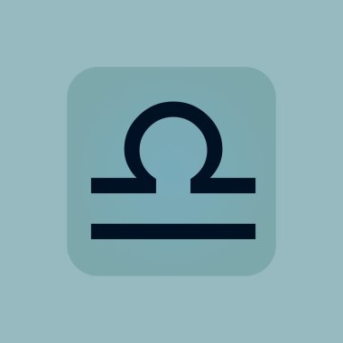 Soluk mavi Terazi kutsal kişilerin resmi