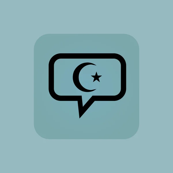 Message symbole Turquie bleu pâle — Image vectorielle