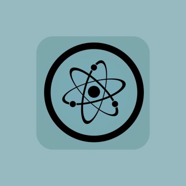 Soluk mavi atom işareti