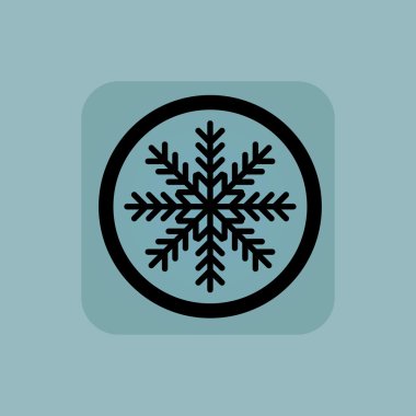 Soluk mavi kış işareti