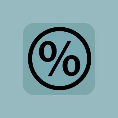 Soluk mavi yüzde işareti