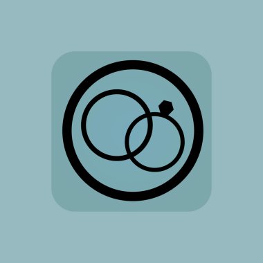 Soluk mavi alyans işareti