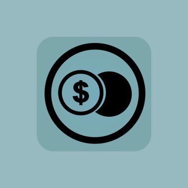 Soluk mavi dolar para işareti