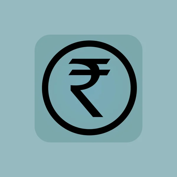 Знак блідо-блакитної рупії — стоковий вектор