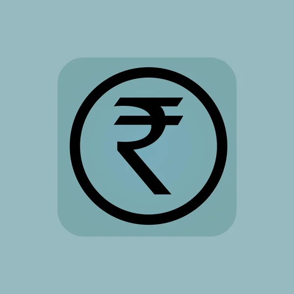 Bleke blauw rupee bord — Stockvector