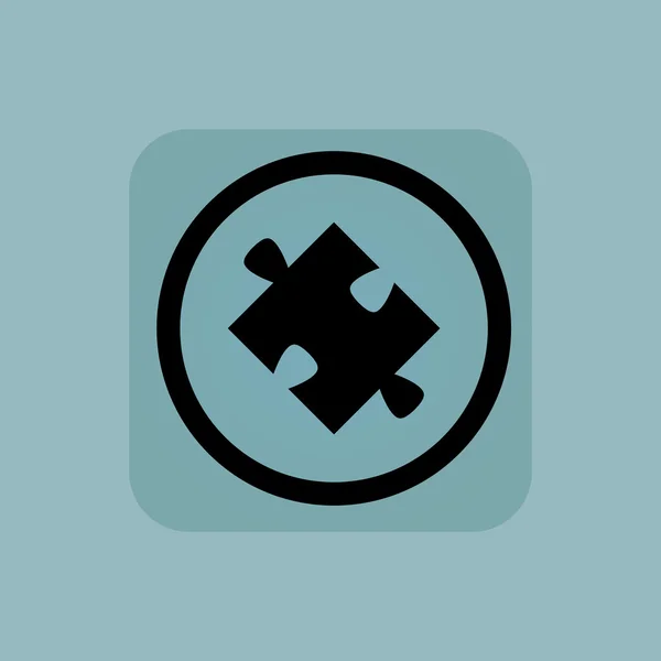淡い青のパズル記号 — ストックベクタ