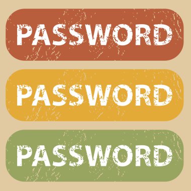 Vintage parola Pul Seti