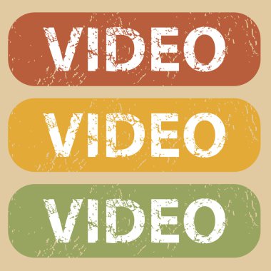 Vintage Video Pul Seti