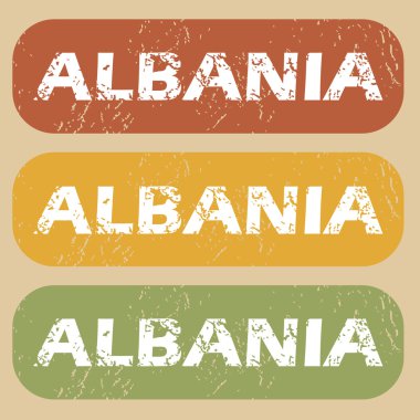 Vintage Arnavutluk Pul Seti