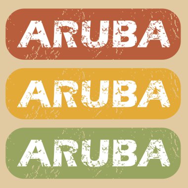 Vintage Aruba Pul Seti