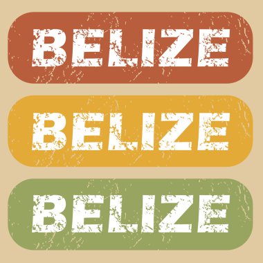 Vintage Belize Pul Seti