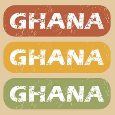 Vintage Gana pul seti