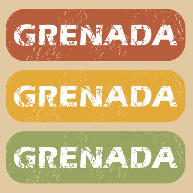 Vintage Grenada Pul Seti