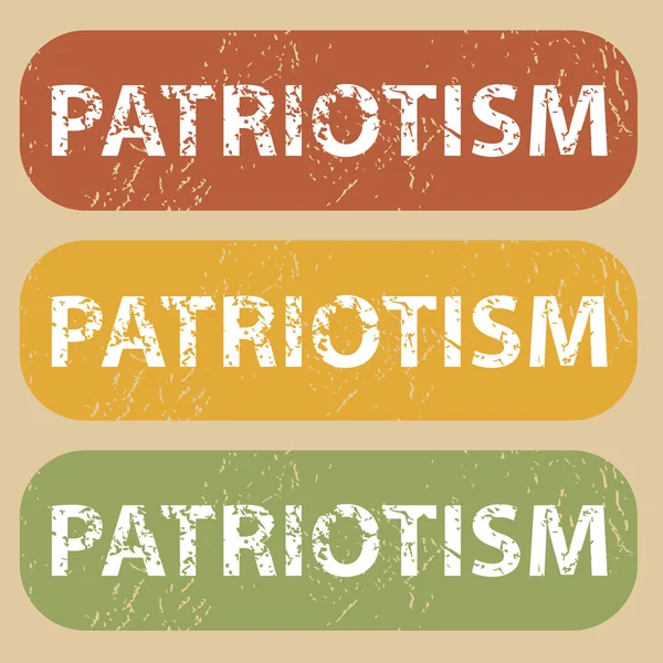 Set di timbri Vintage PATRIOTISM — Vettoriale Stock