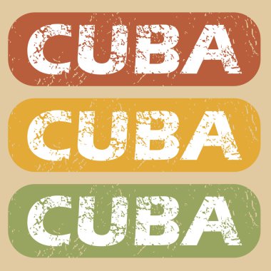 Vintage Küba Pul Seti