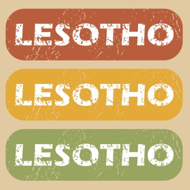 Vintage Lesotho Pul Seti