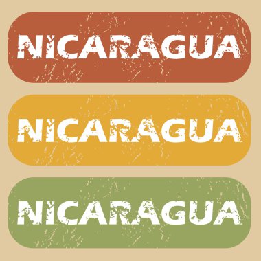 Vintage Nikaragua pul seti