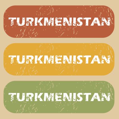 Vintage Türkmenistan Pul Seti