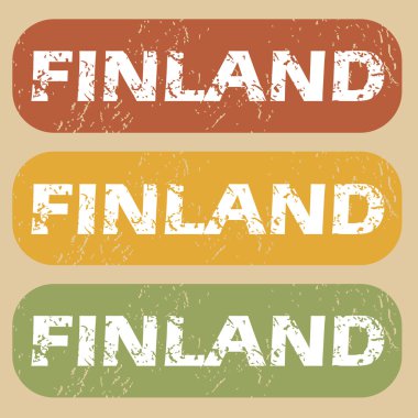 Vintage Finlandiya Pul Seti