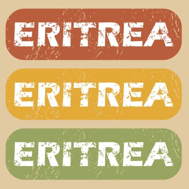 Vintage Eritre Pul Seti