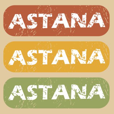 Vintage Astana Pul Seti